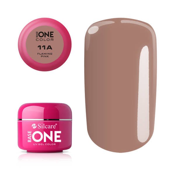 Base One Colour UV-Gel 5g, 11A Flaming Pink