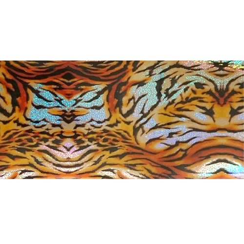 Nagelfolie nr113, tigermönster