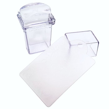 Clear Rectangular Jelly Stamper