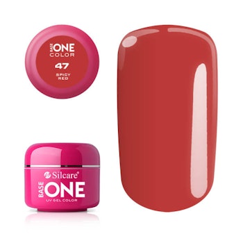 Base One Colour UV-Gel 5g, 47 Spicy Red