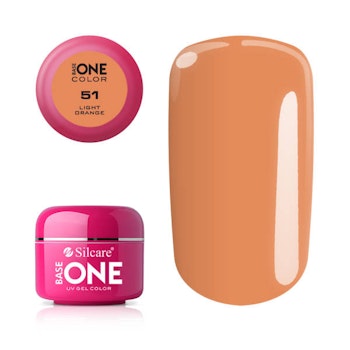 Base One Colour UV-Gel 5g, 51 Light Orange