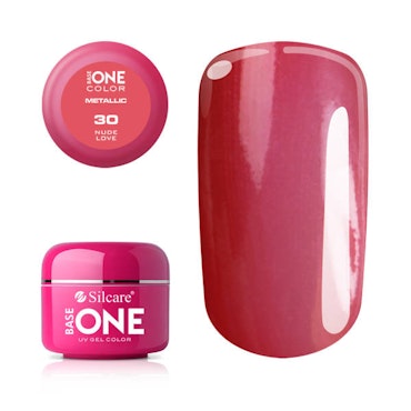 Base One Colour UV-Gel 5g metallic, 30 Nude Love