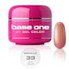 Base One Colour UV-Gel 5g metallic, 33 Red Fever