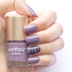 MoYou London Nail Art Stamping Polish 9 ml, Purple Mouse