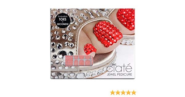 Ciaté Jewel Pedicure Ruby Slippers Set