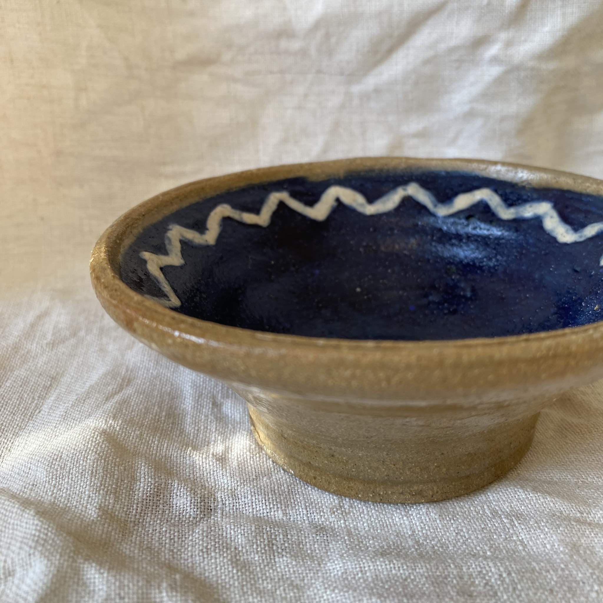 Skål Keramik Mörkblå
