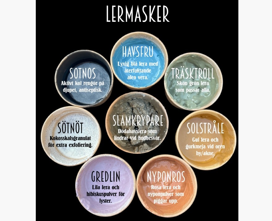 Sötnöt Lermask