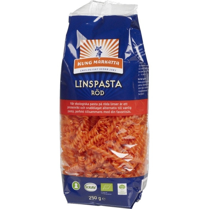 Röd Linspasta