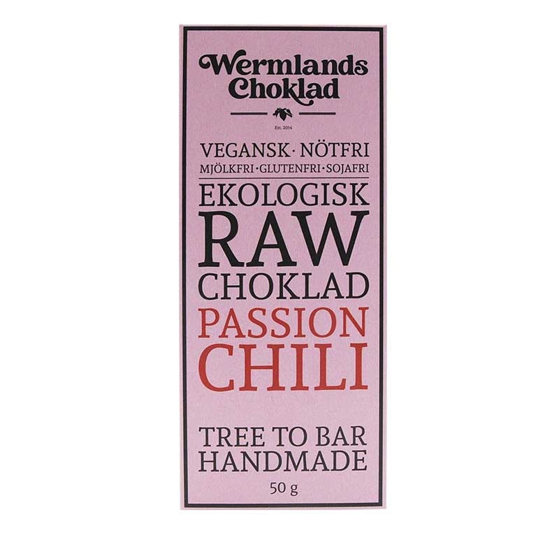 Choklad Passion Chili Raw Eko