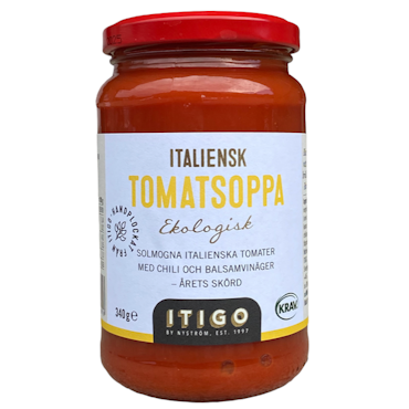 Tomatsoppa Italienska Solmogna Tomater Eko