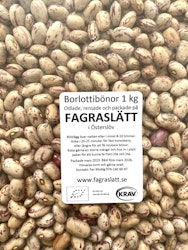 Borlottibönor 1 kg - Eko & Svenskodlat