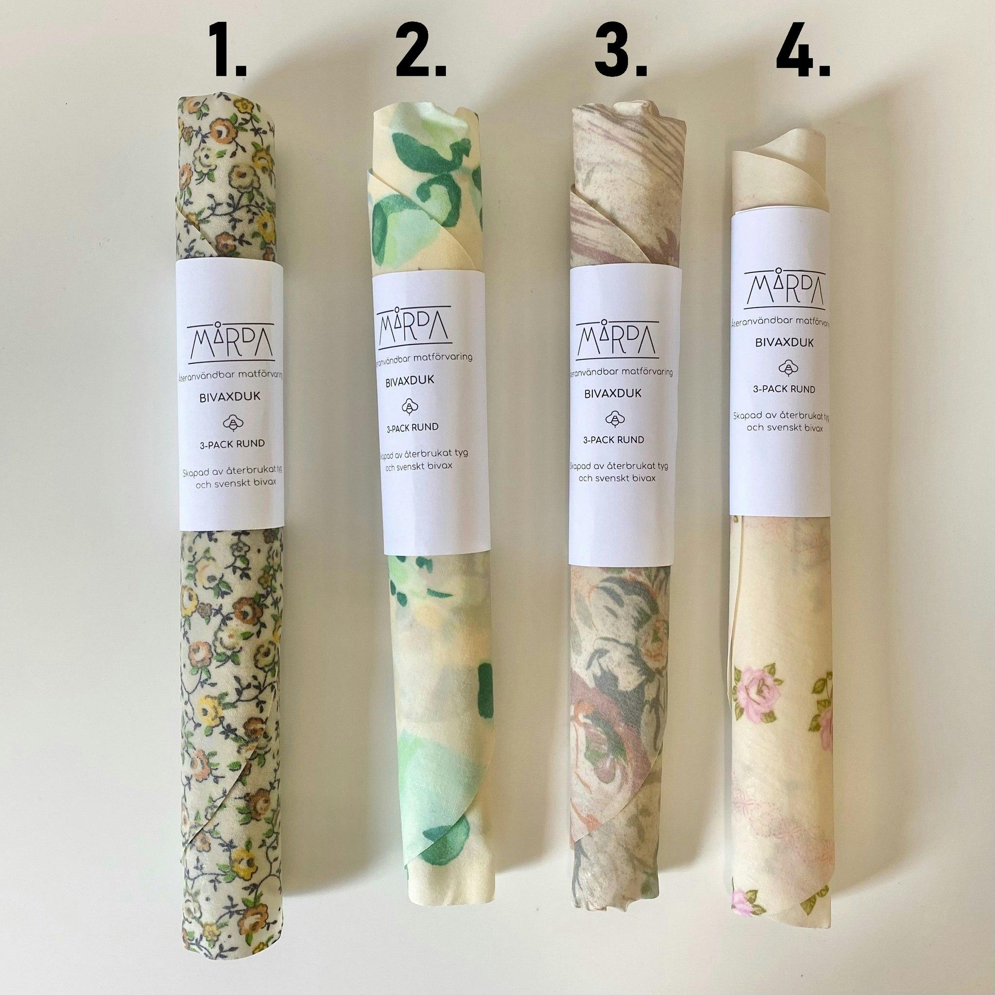 Bivaxduk Rund 3-pack