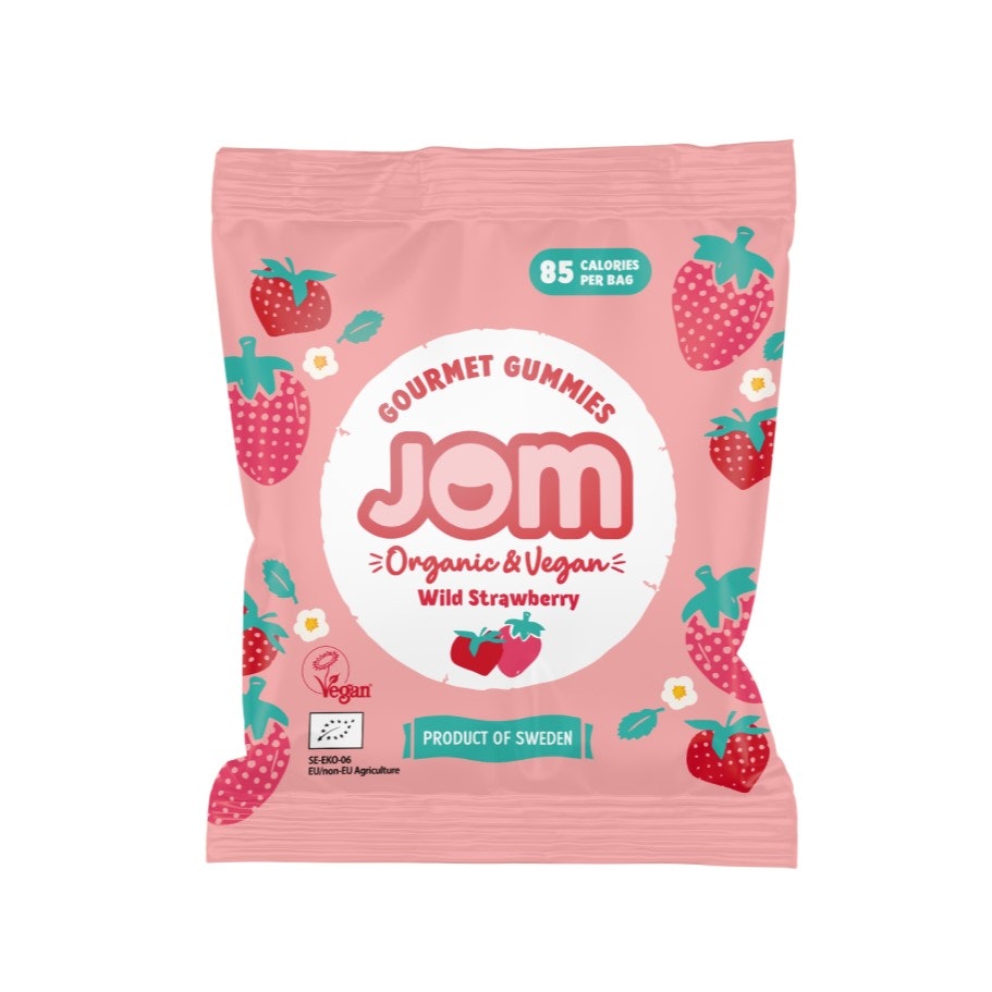 Jordgubbe Ekologiskt Godis Snack Pack