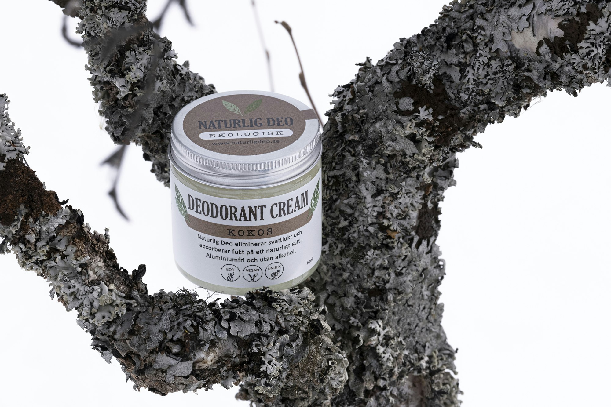 Ekologisk Deodorant Cream 60ml- Kokos