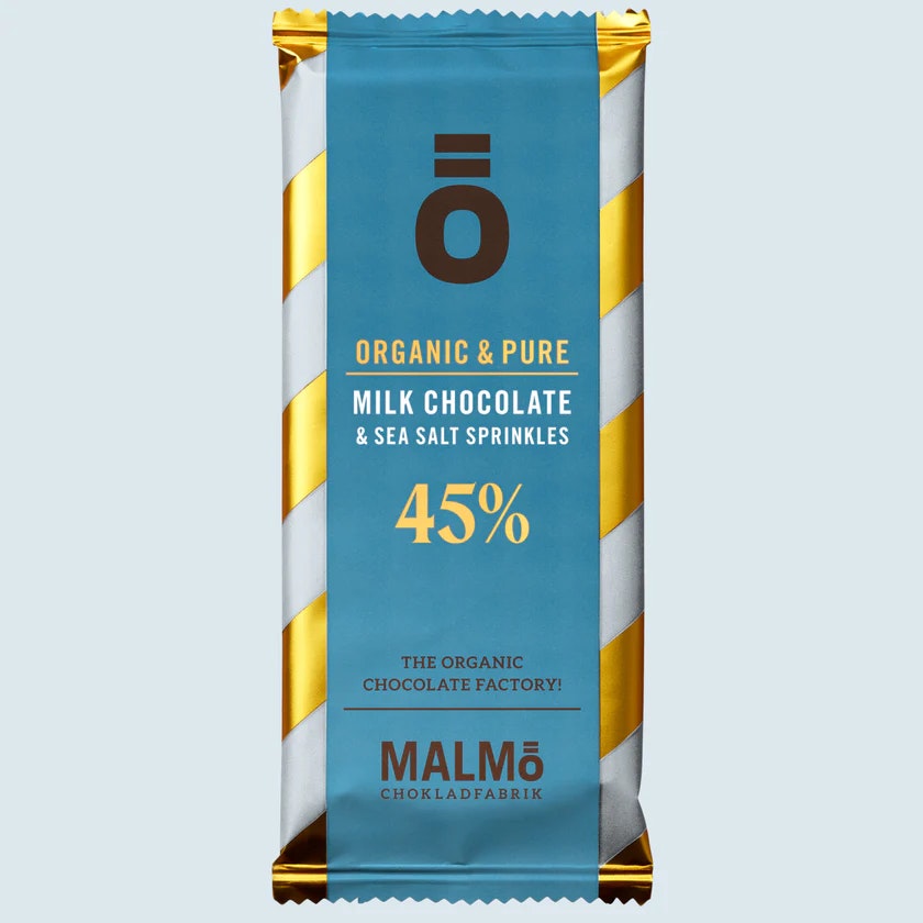 Mjölkhoklad & Havssalt 45% Eko