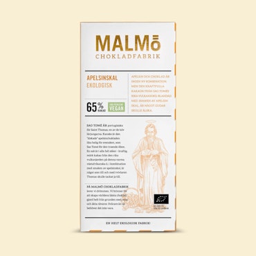 Apelsinskal 65% - Chokladkaka Eko