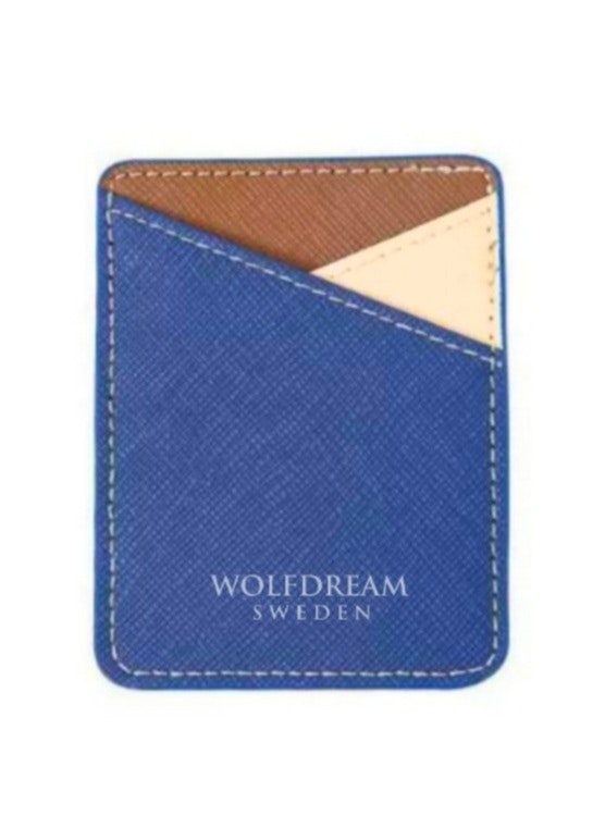 UNIVERSAL SAFFIANO CARD HOLDER - Admiral Blue