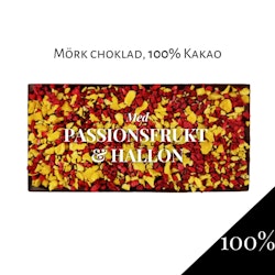 Pralinhuset - 100% Kakao - Passionsfrukt & Hallon