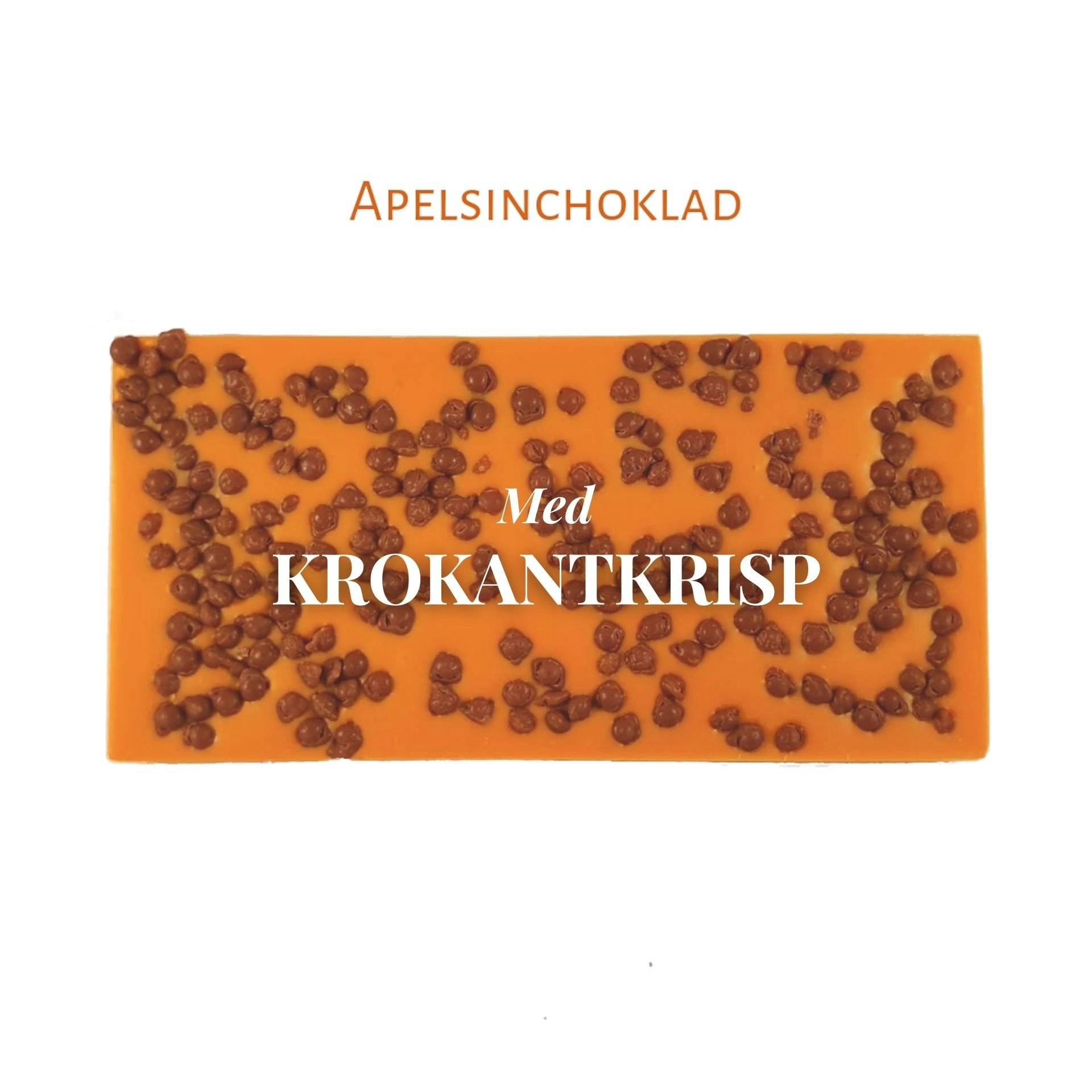 Pralinhuset - Apelsinchoklad - Krokantkrisp