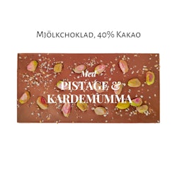 Pralinhuset - 40% Kakao - Pistage & Kardemumma