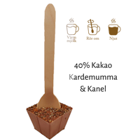 Pralinhuset - Drickchoklad - 40% Kakao - Kanel & Kardemumma