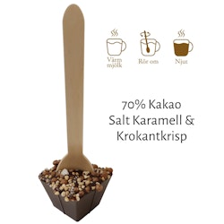 Pralinhuset - Drickchoklad - 70% Kakao - Salt Karamell & Krokantkrisp