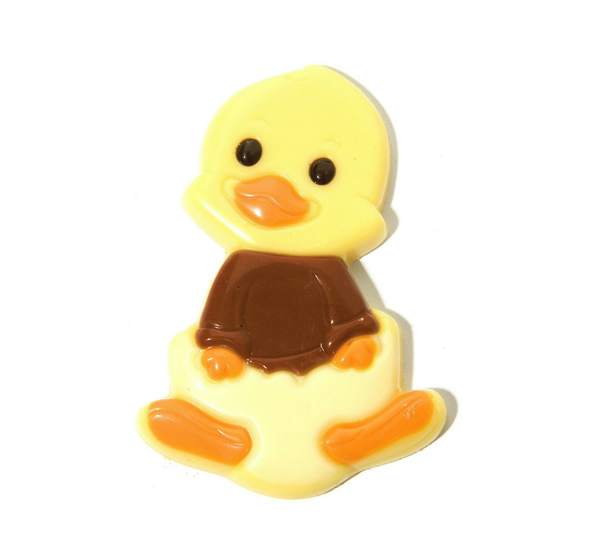 Påskfigur - Happy Duck - Vit Choklad