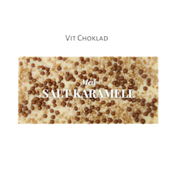 Pralinhuset - Vit Choklad - Salt Karamell & Krokantkrisp