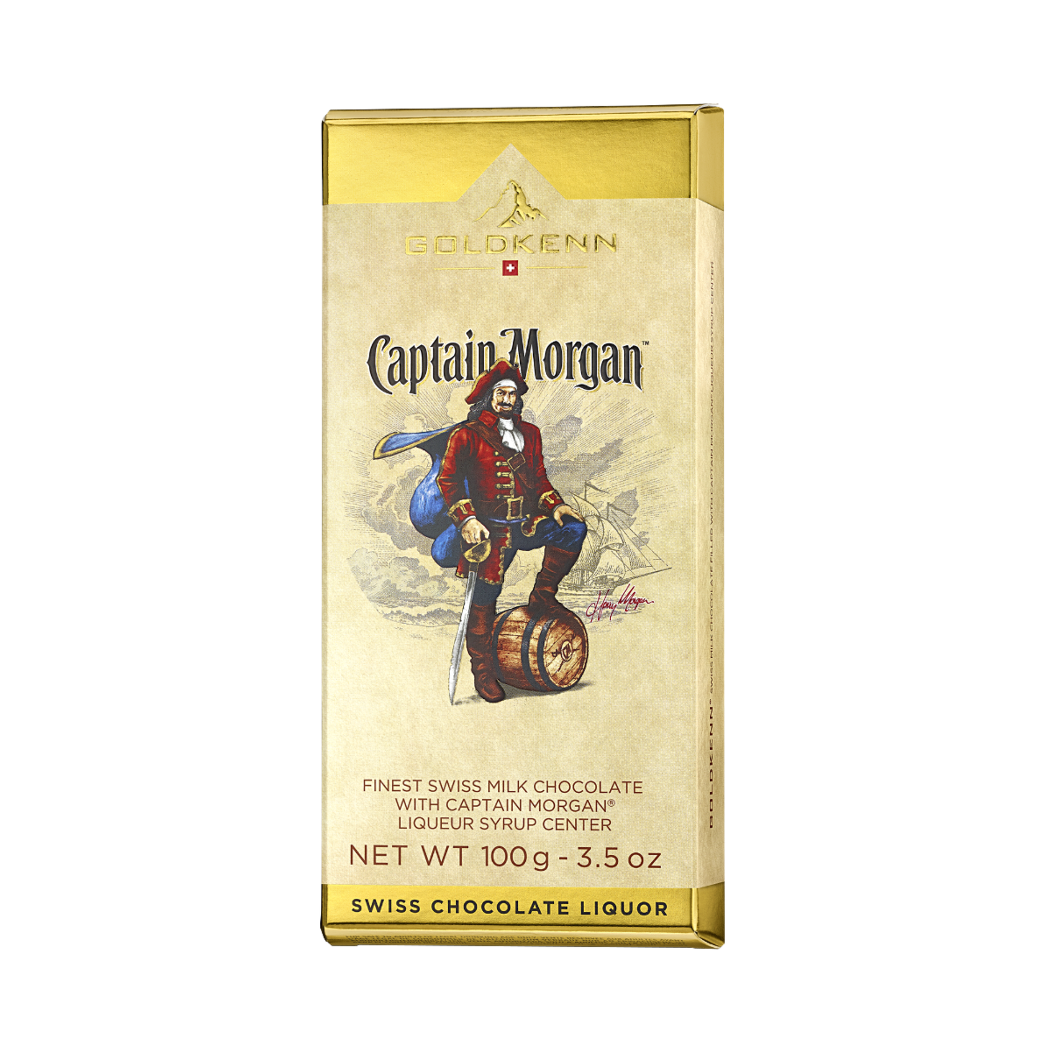 Likörfylld chokladkaka - Captain Morgan - Romfylld Choklad