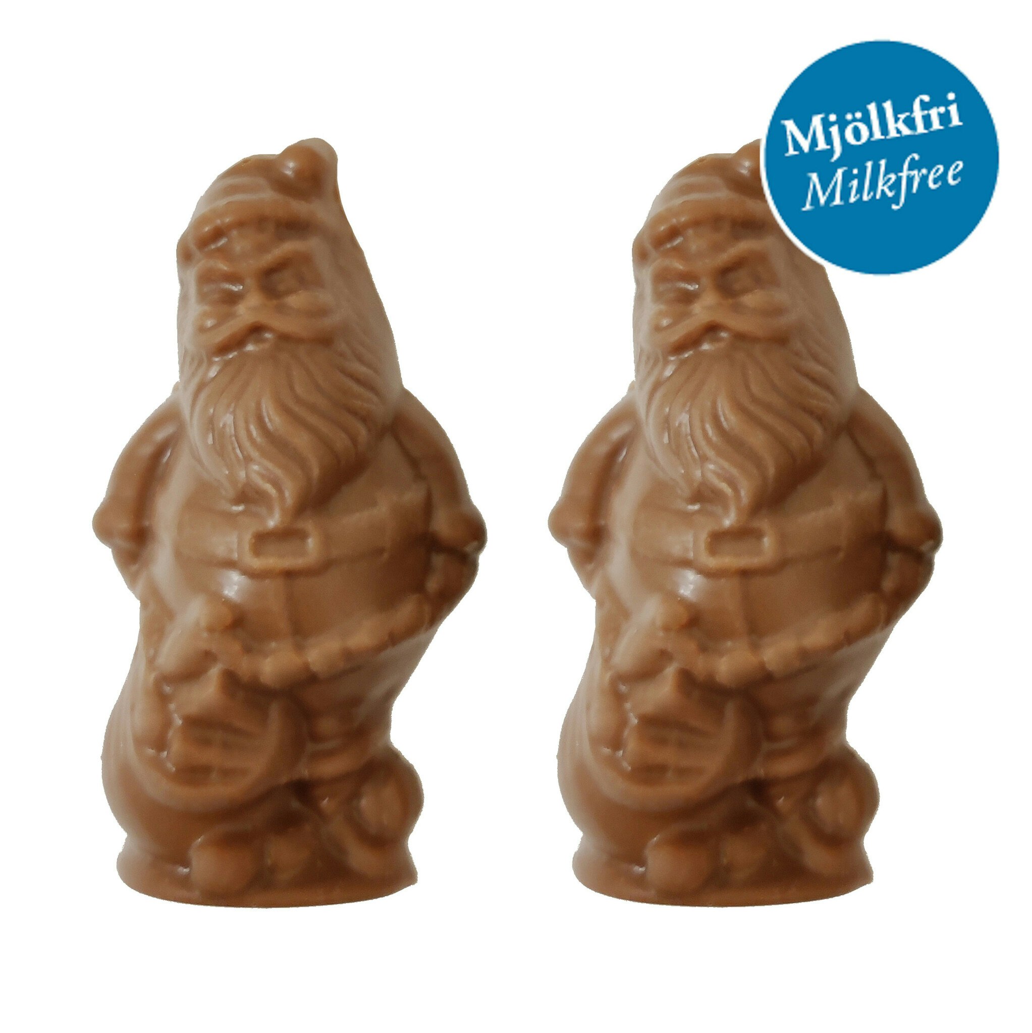 Pralinhuset - Julpåse - 2 pack Tomtar - Mjölkfri Choklad