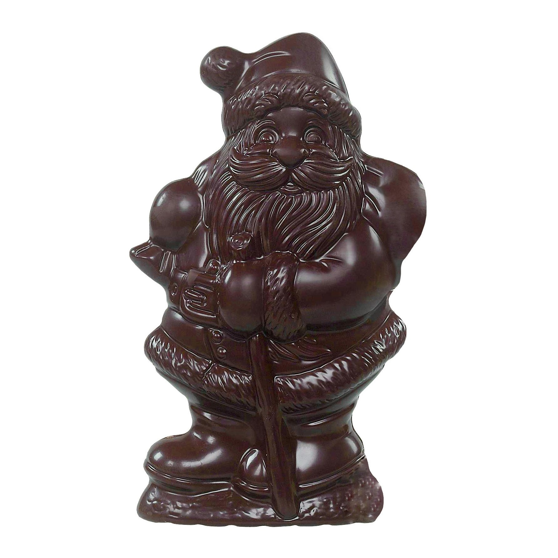 Chokladfigur - Tomte på Färd - Mörk Choklad - 60g