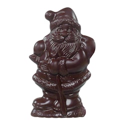 Chokladfigur - Tomte på Färd - Mörk Choklad - 60g