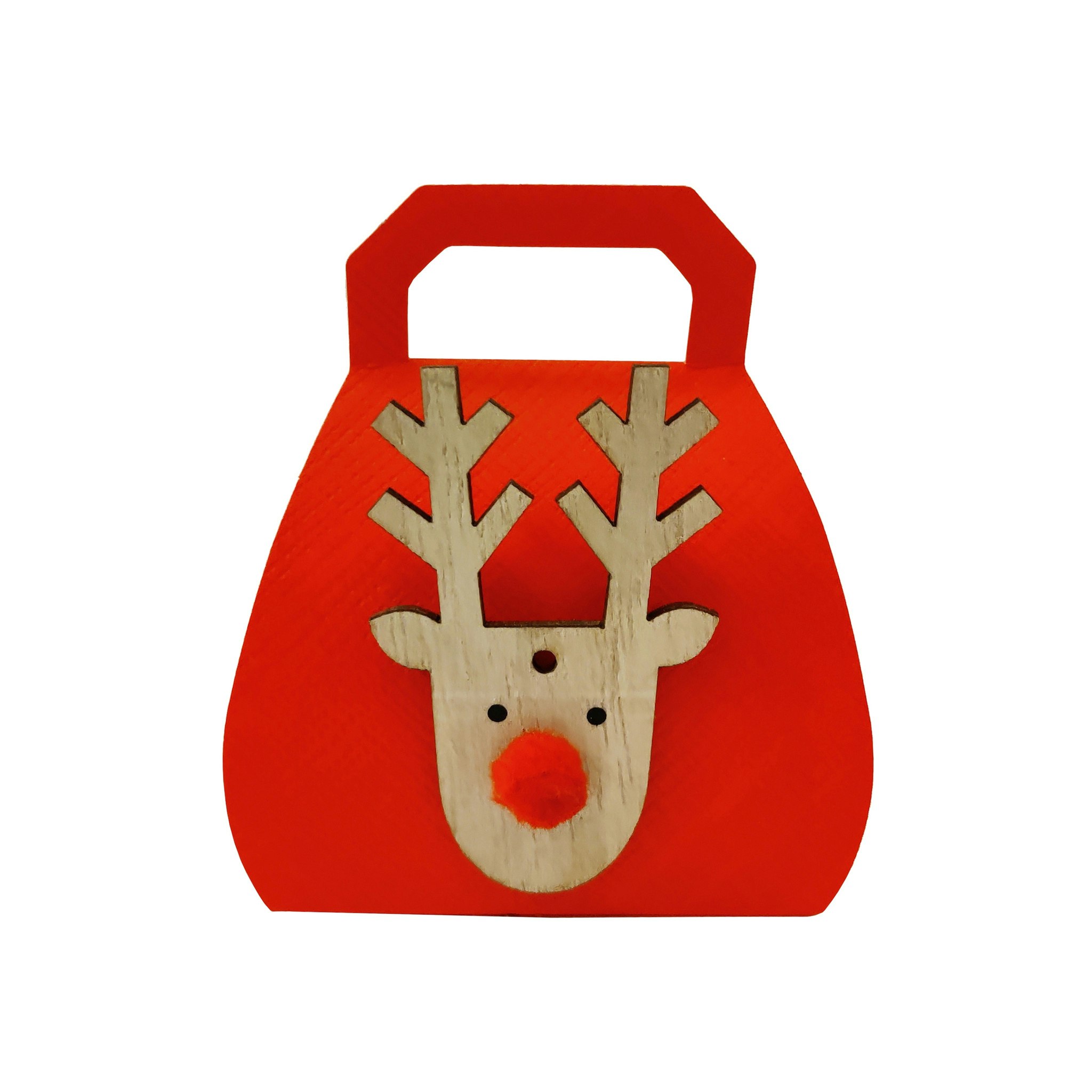Pralinhuset - Julask - 3D Julmotiv - 2 bitar