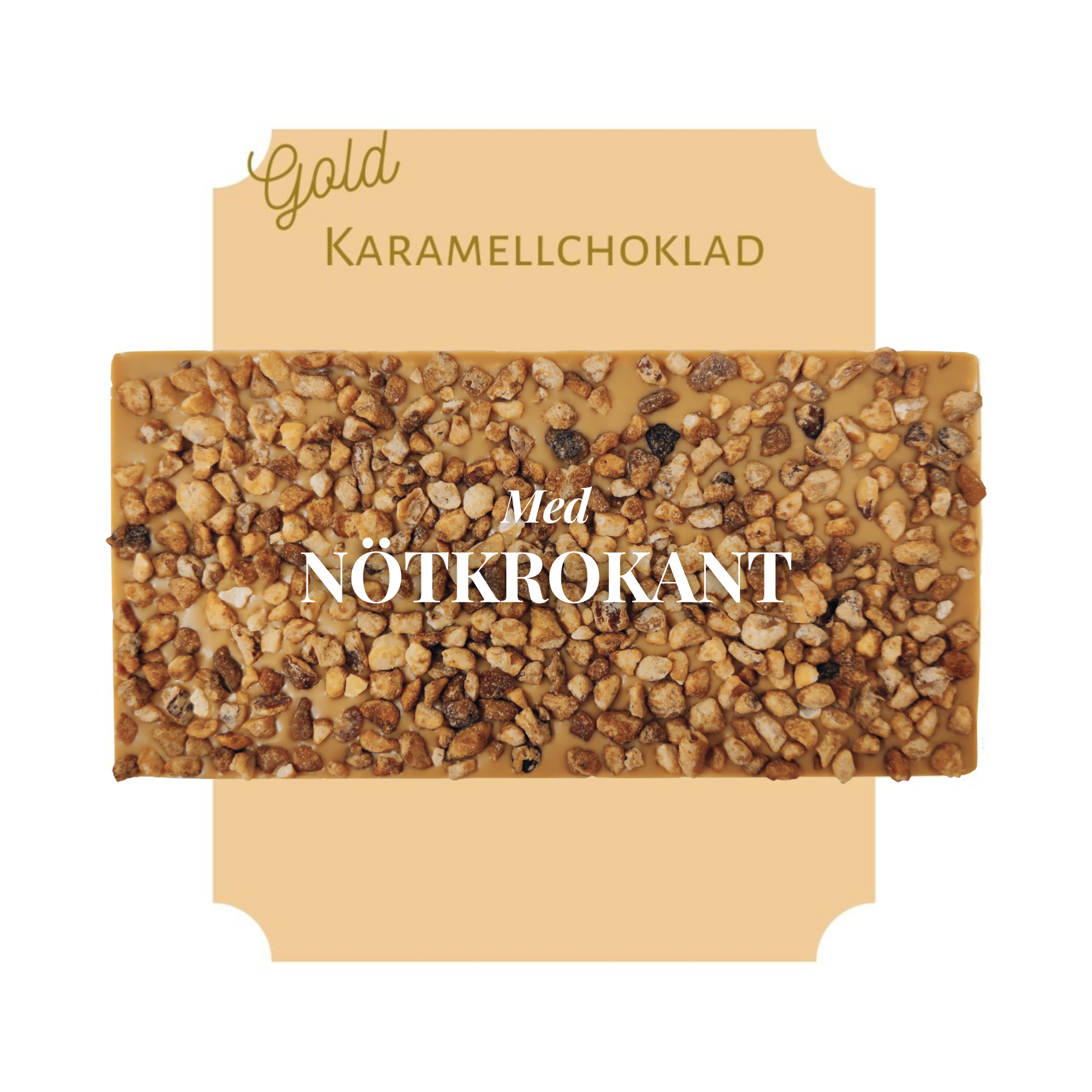 Pralinhuset - Karamellchoklad - Nötkrokant