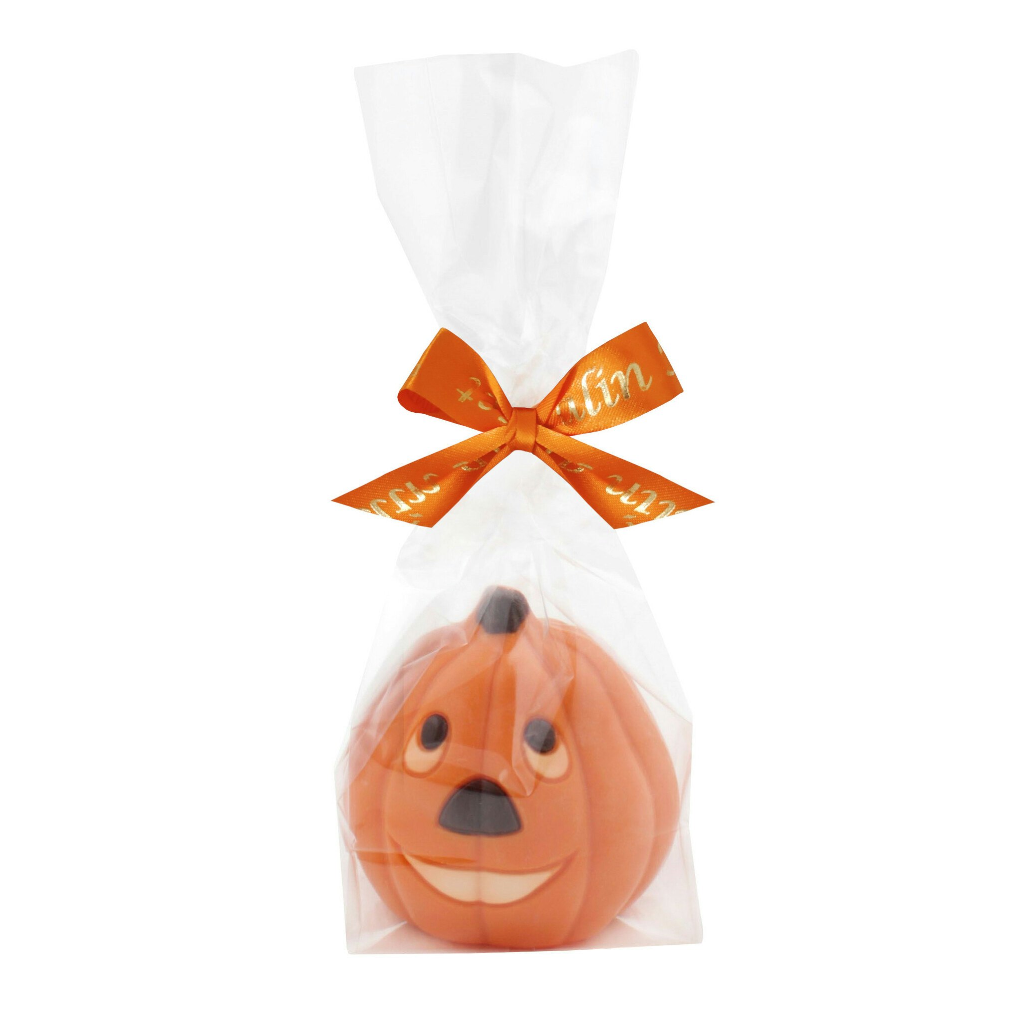 Chokladfigur - Orange Pumpa i Vit Choklad - 50g