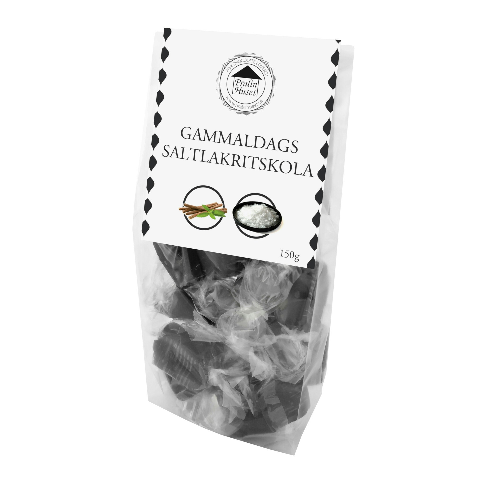 Pralinhuset - Kola- Gammaldags Salmiakkola