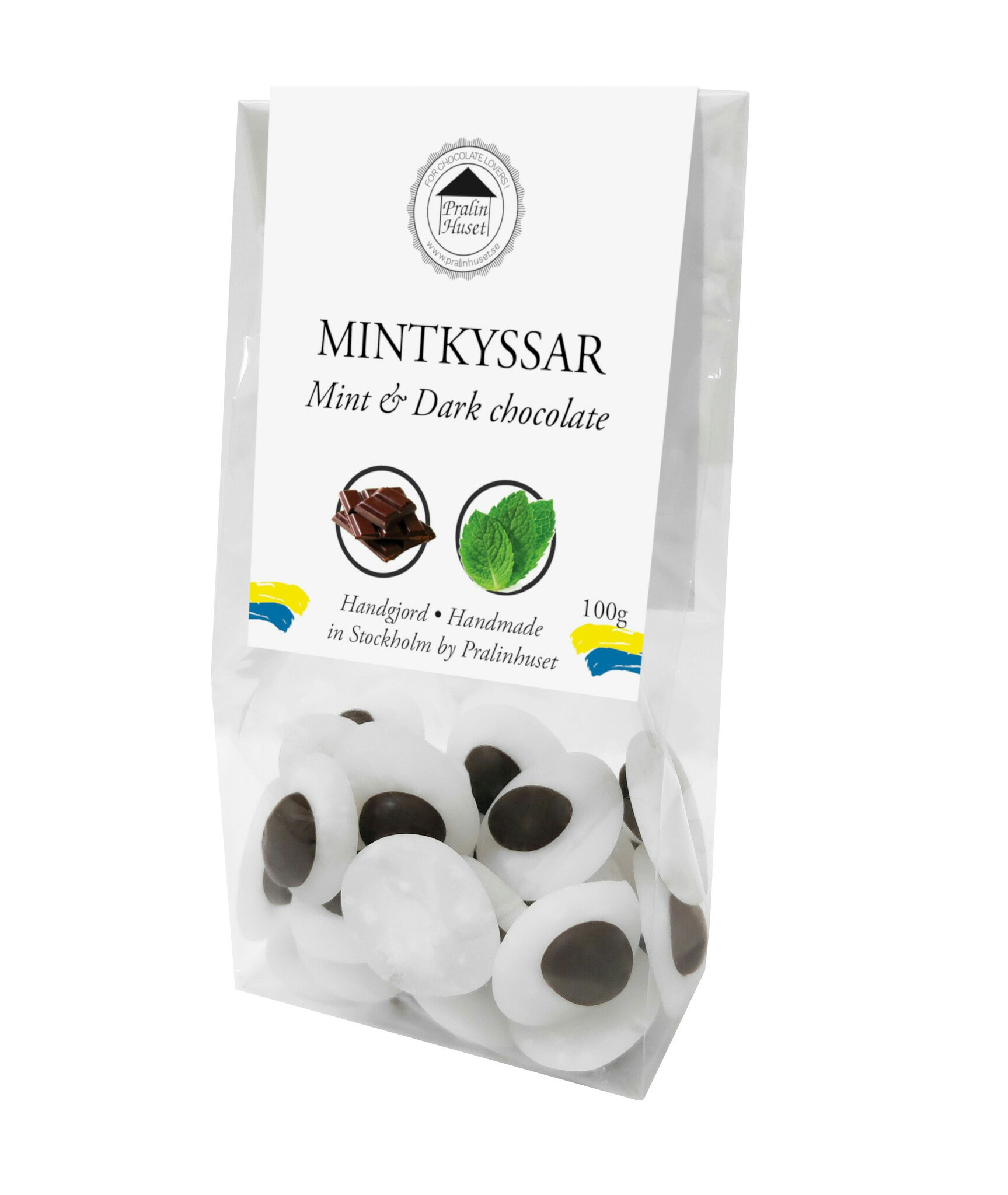 Pralinhuset - Mintkyssar - 100g