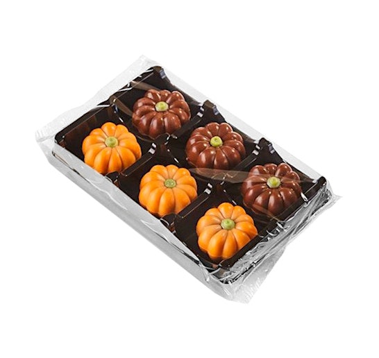 Pralinhuset - Halloween - Pumpor - 6 bitar Mix