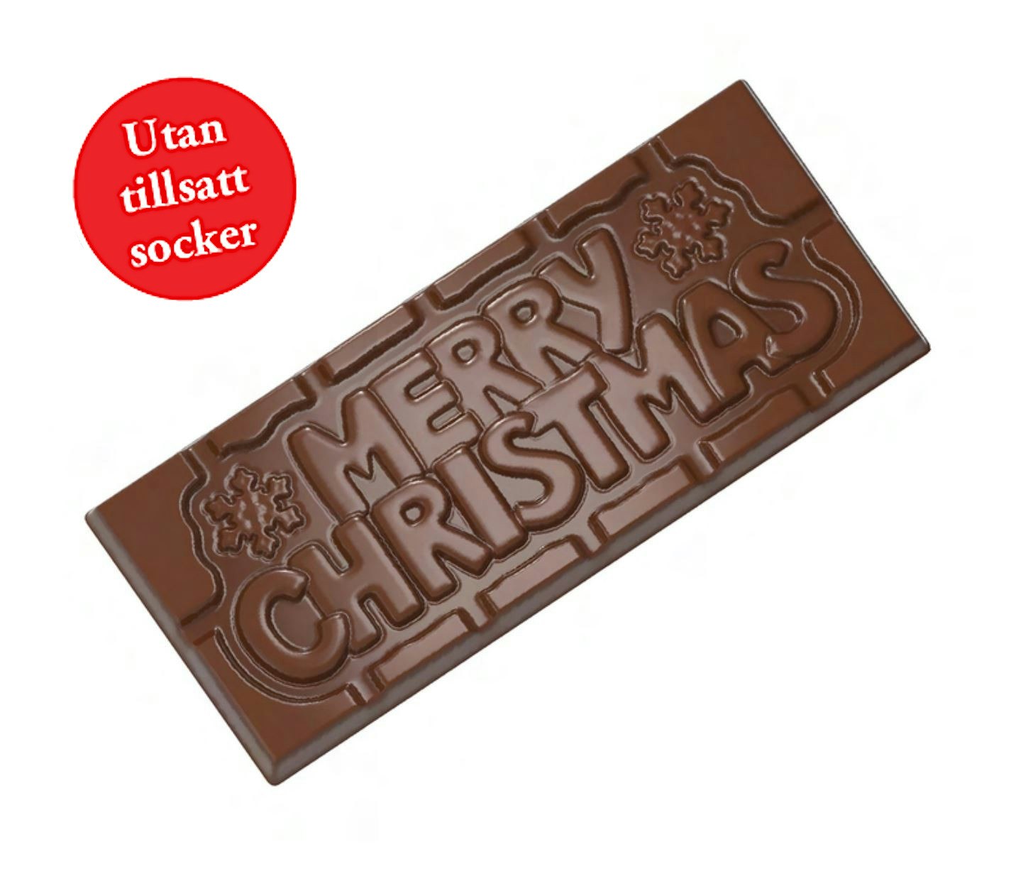 Pralinhuset - Chocolate Wish - 70% Kakao - Merry Christmas - Utan Tillsatt Socker