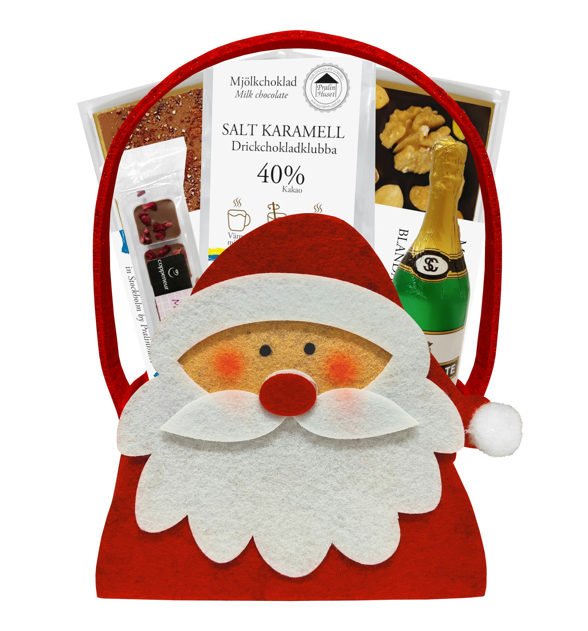 Pralinhuset - Fylld Julkorg - Jolly Santa