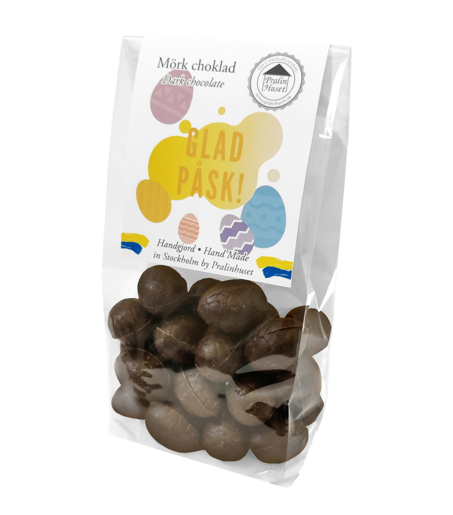 Påskpåse - Blåsippa - Mörka Chokladägg - 130 gram