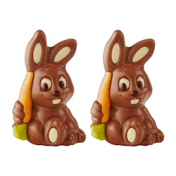 Chokladfigur - Två Små Kaniner - 80 gram