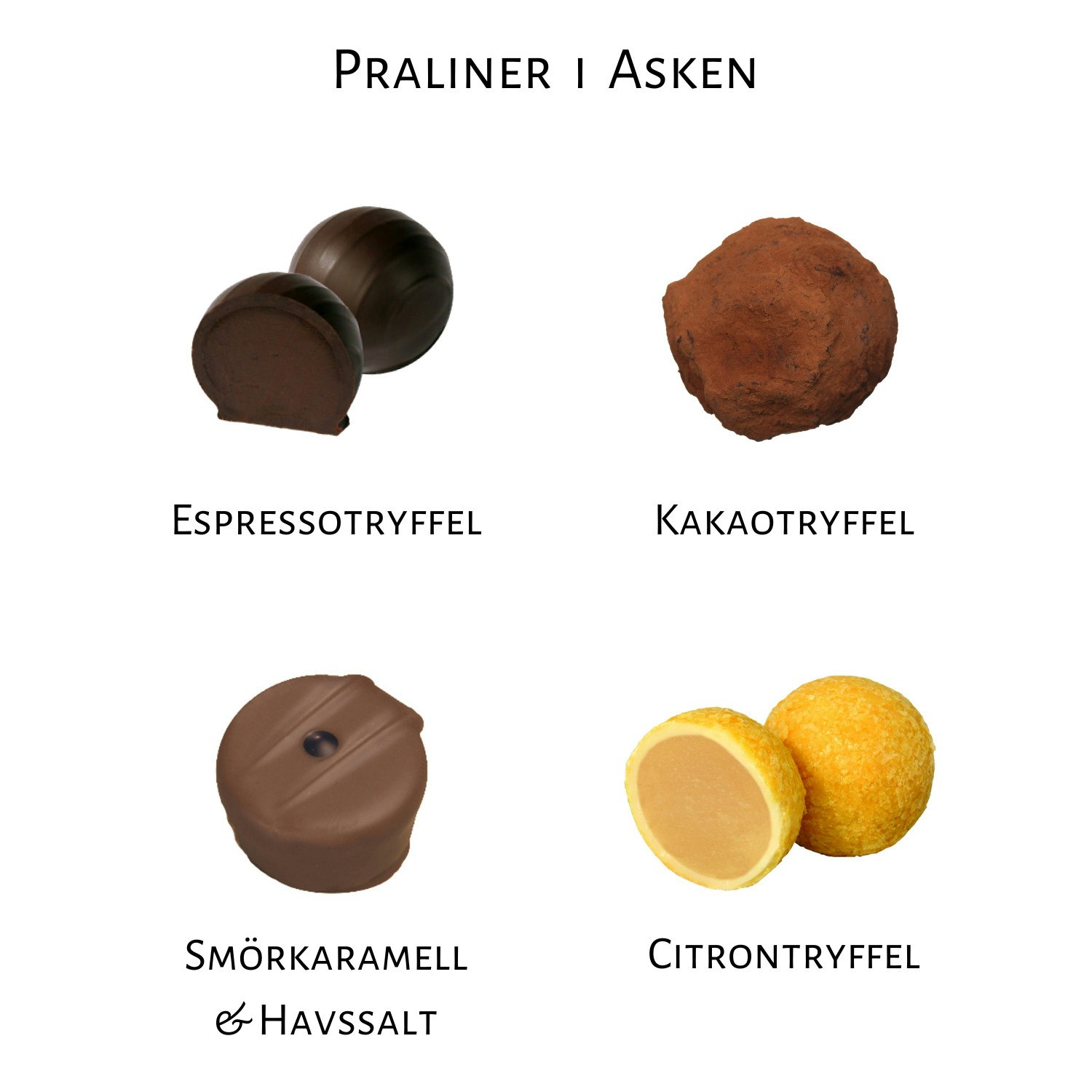 Pralinhuset - Påskask - 100 gram