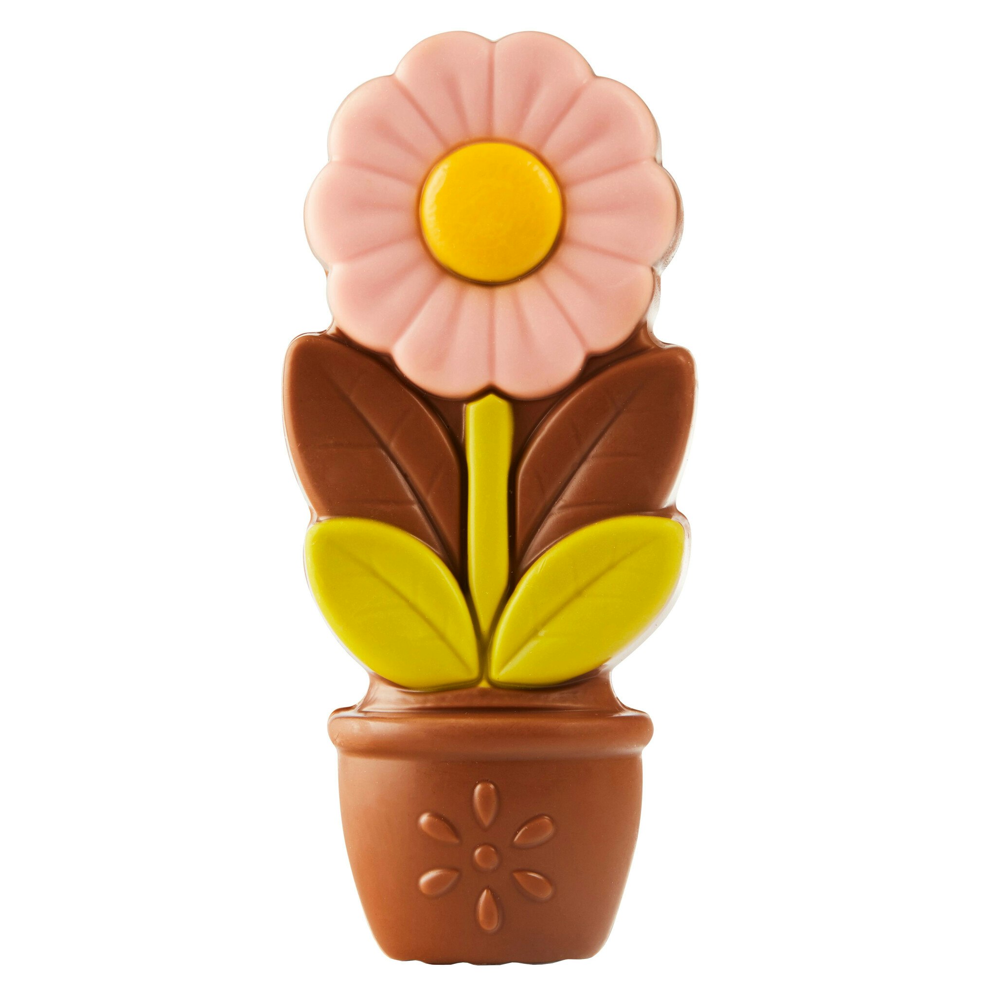 Chokladfigur - Blomstrande Chokladgåva - Rosa