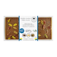 Pralinhuset - Mjölkfri Choklad - Pistage & Kardemumma