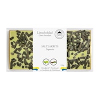 Pralinhuset - Limechoklad - Saltlakrits