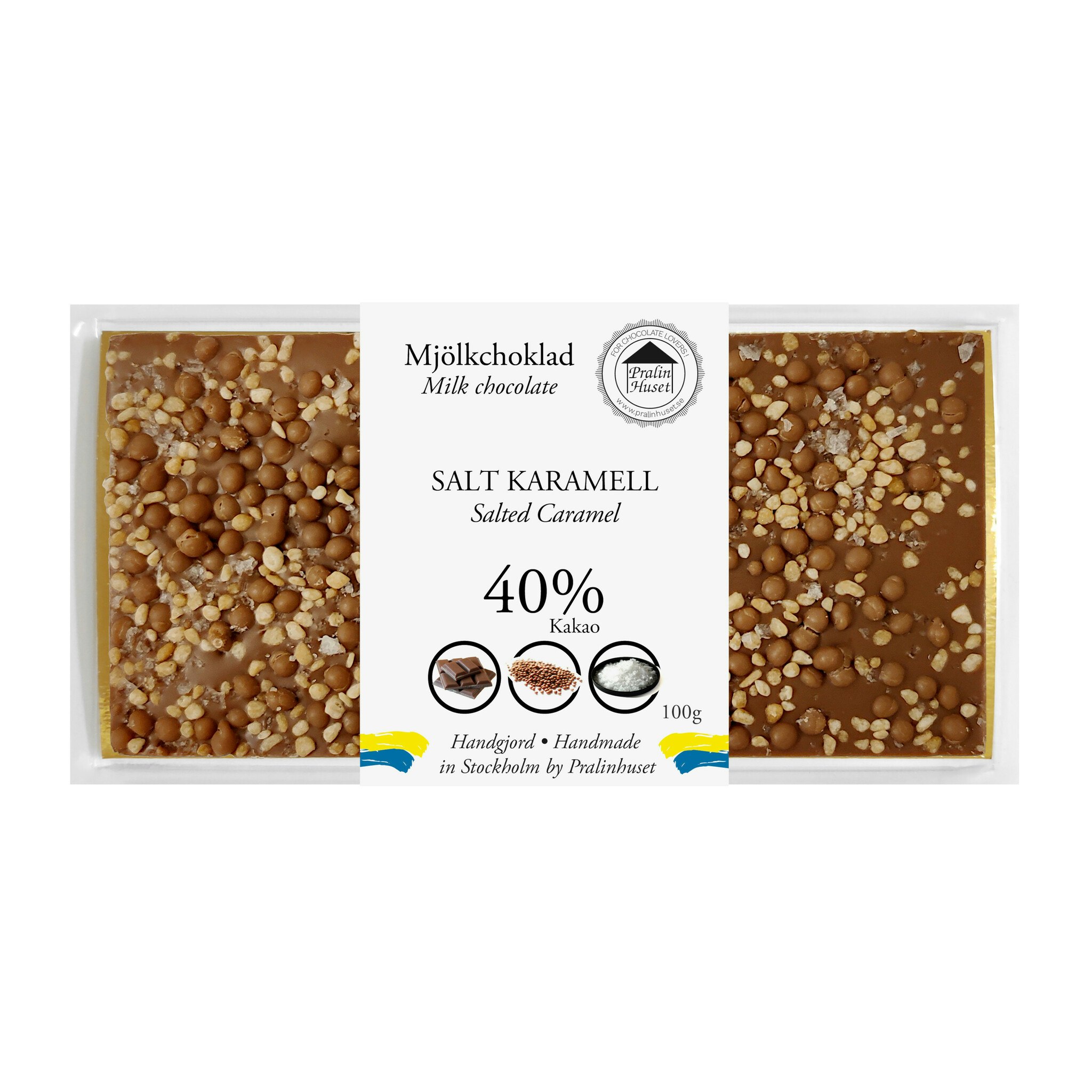 Pralinhuset - 40% Kakao - Salt Karamell