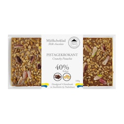 Pralinhuset - 40% Kakao - Pistagekrokant