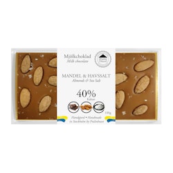 Pralinhuset - 40% Kakao - Mandel & Havssalt