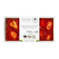Pralinhuset - 70% Kakao - Jordgubb & Hallon
